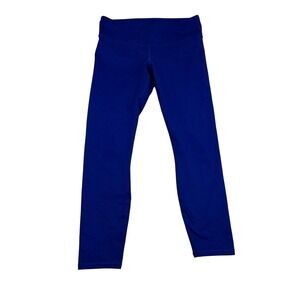 Fabletics Royal Blue High Rise Cropped Activewear Leggings